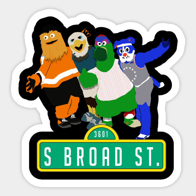 Broad St Squad Sticker by Philly Drinkers